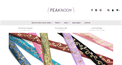 Desktop Screenshot of peakbloom.com